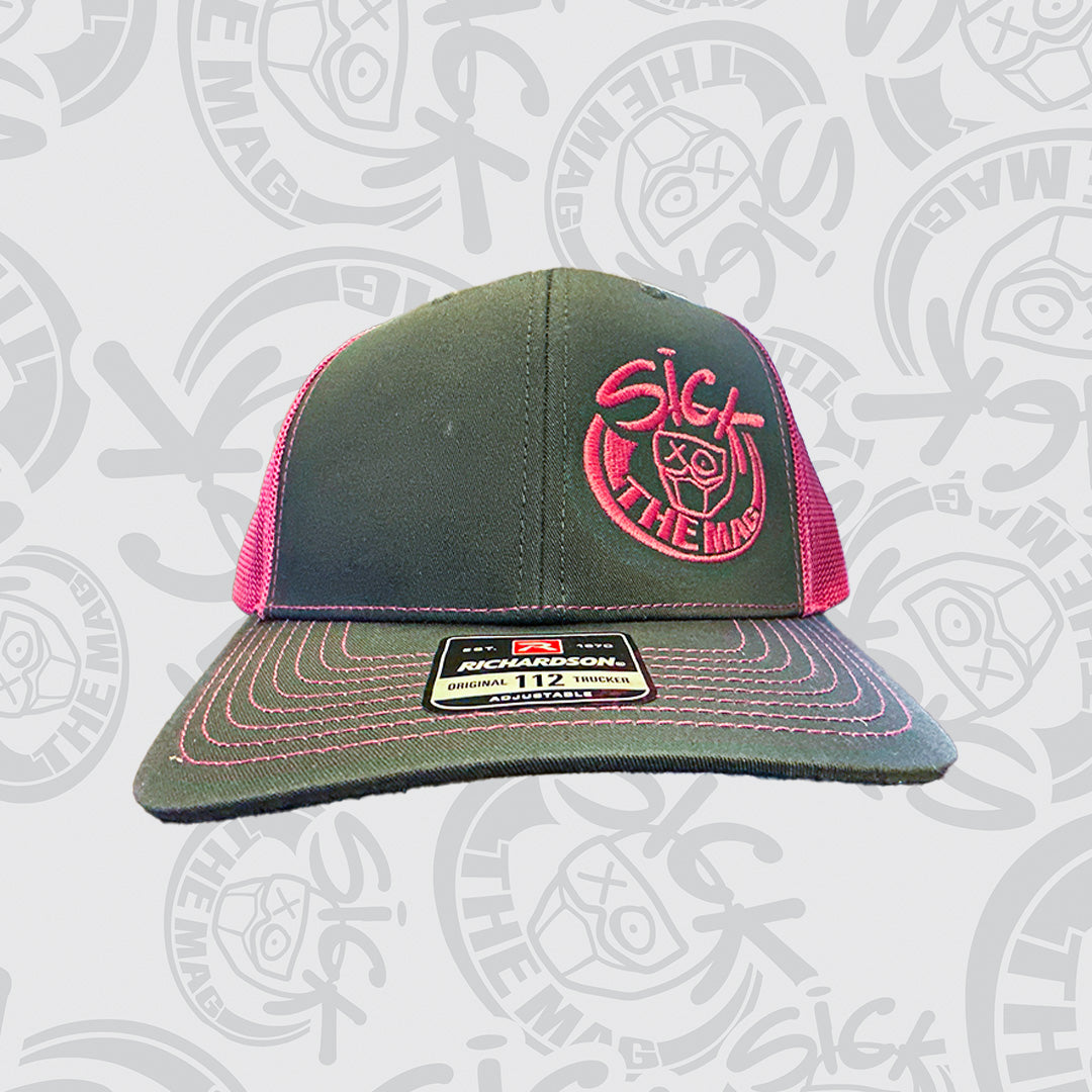 STM Gray & Pink Snapback