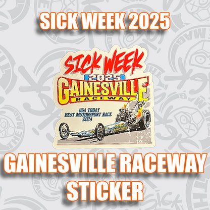 Sick Week 2025 Track Stickers