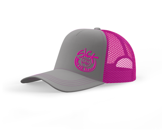 STM Gray & Pink Snapback