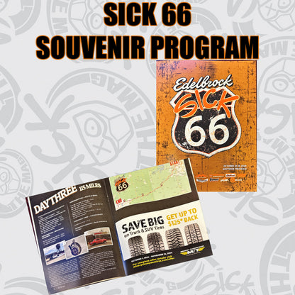 Sick 66 Edelbrock Souvenir Program