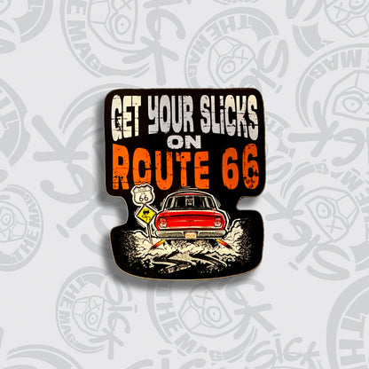 The Edelbrock Sick 66 Track Stickers