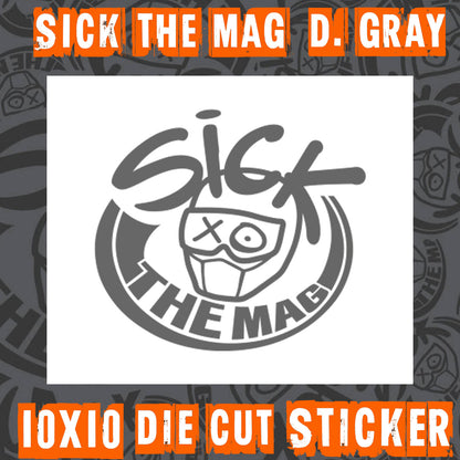 SICK The Mag Die Cut 10X10 Stickers