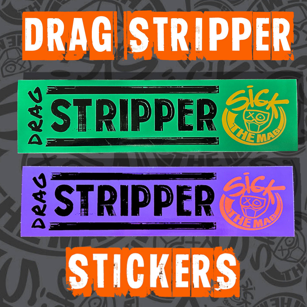 Drag Stripper Sticker